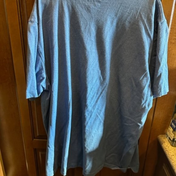 Men's XL Loose Fit Carhartt Blue Short Sleeve T-Shirt - Picture 5 of 5